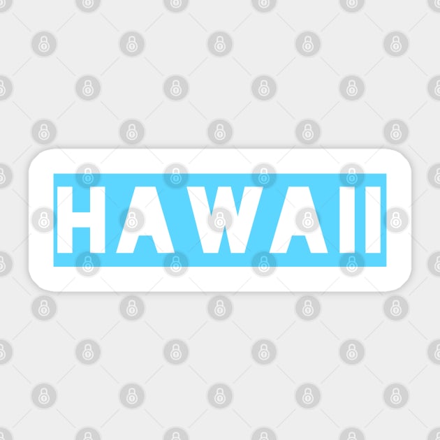 HAWAII t-shirt Sticker by Coreoceanart